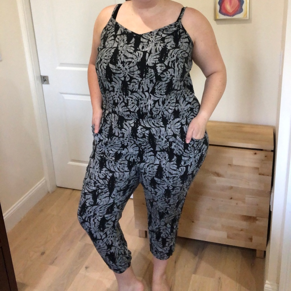 Black & White Jungle Jumpsuit